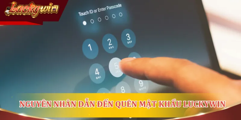 Nguyên nhân phổ biến dẫn đến quên mật khẩu LUCKYWIN